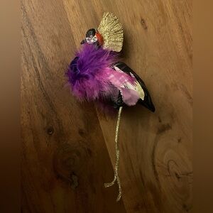 Eclectic Boutique Christmas Ornament Bird Sparkly